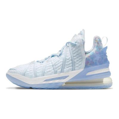 Мужские кроссовки LeBron 18 Play for the Future Blue Blue-Tint Clear CW3156-400