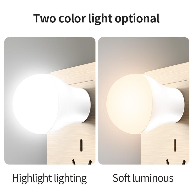 Fonken Portable USB Light Plug Book Light LED Lamp USB Book Lamp LED Eye Protection Light Mini Night Light