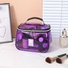 New PVC Wash Bag Transparent Waterproof Cosmetic Bag Large Capacity Handheld Makeup Storage Bag Women