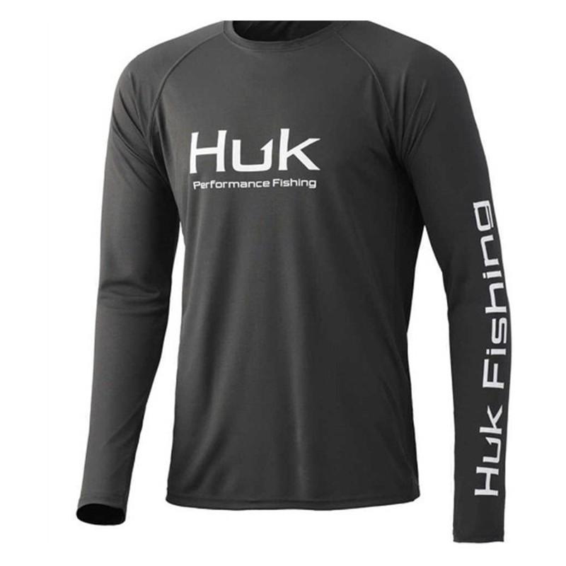 Mens Quick-Dry Fishing Shirt With UPF 50 Sun Protection Breathable Bamboo Fiber Long Sleeve T-Shirt Outdoor Angling