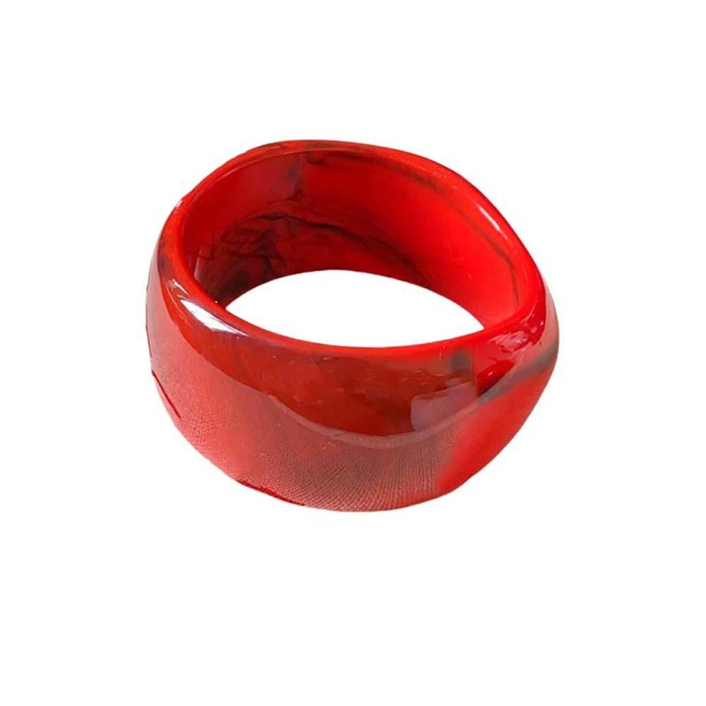 Exaggerated Wide Chunky Bangles Irregular Hand Ring Geometric Bracelets  Women