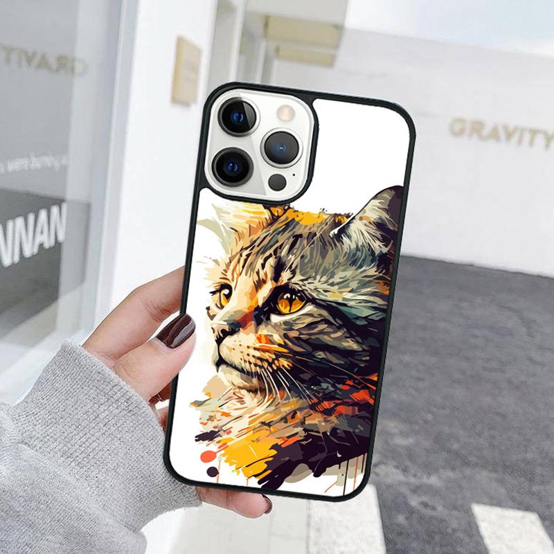 Креативный Милый Домашний Кот Животное Чехол Для Телефона Для iPhone 17 Air 15 16 Чехол 11 13 14 Pro Max 12 Plus Max Fundas