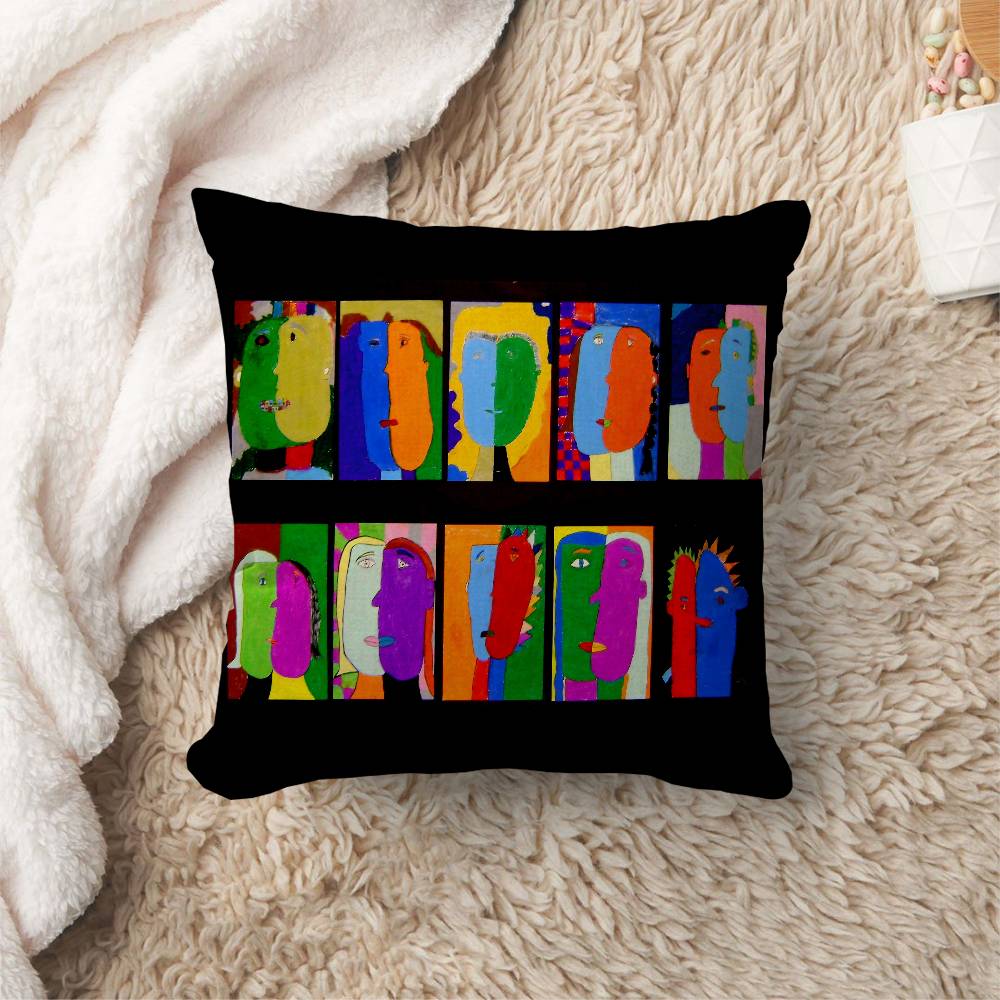 PPicasso Style Painting Cushion Cover Pillowcase Upholstery Sofa Throw Pillow Home Decor Pillowcas