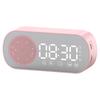 Умное зеркало Bluetooth Будильник Динамик Розовый