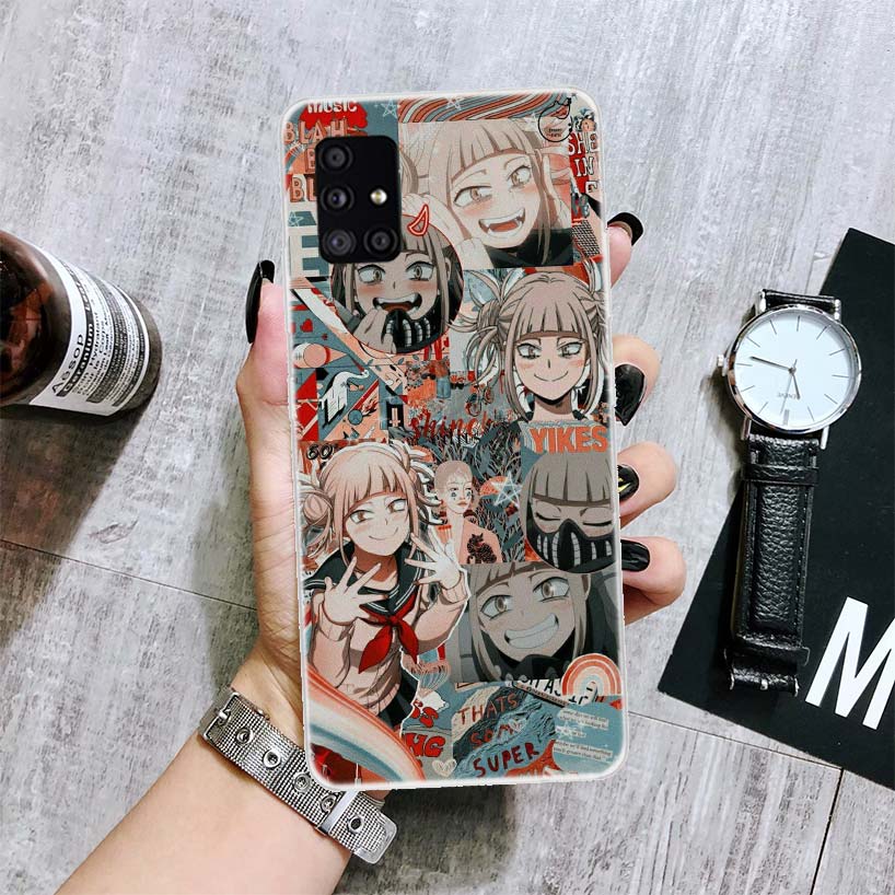 Anime Himiko Toga Waifu Phone Case For Samsung Galaxy A52 A53 A12 A13 A22 A23 A32 A33 A72 A73 A42 A02S A03S 5G A50S Cover Coque
