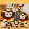 Myth Wukong Black Monkey King Plush Toy Stuffed Animal Doll Gift Decoration