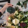 2023 Christmas Honeycomb Ball Ornaments Xmas Tree DIY Hanging Pendants Pendants Wedding Decorations Mini Christmas Tree Ball