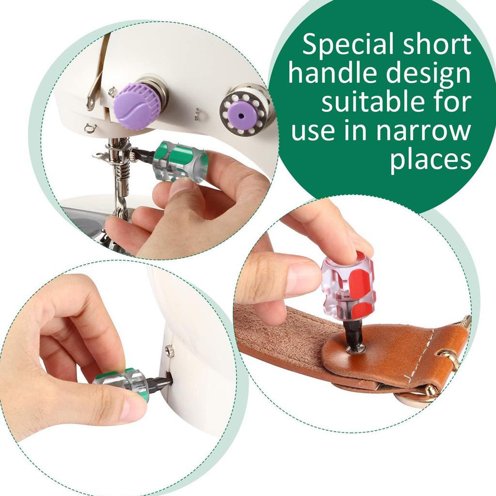 PENGGONG Double Head Offset Screwdriver Z Shaped Magnetic Mini Slotted Screwdriver Phillips