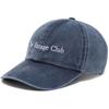 LUOESPAC Vintage Club Washed Ball Cap (Navy)