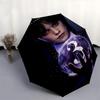Wednesday Addams, Crystal BallThemed Automatic Opening and Closing Umbrella 8 Ribs, Suitable for Leisure and Going Out, Outdoor Accessory,