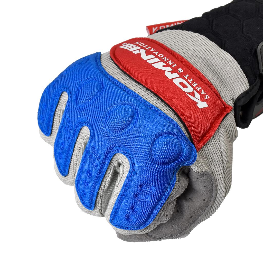 Мотоциклетные перчатки KOMINE Instructor Glove Pro EX KOMINE XL 725 для осени и серо-голубого цвета GK-134 Весна, лето,