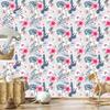 Exotic Flowers and Leaves Wallpaper for Living Room and Bedroom 50x1000