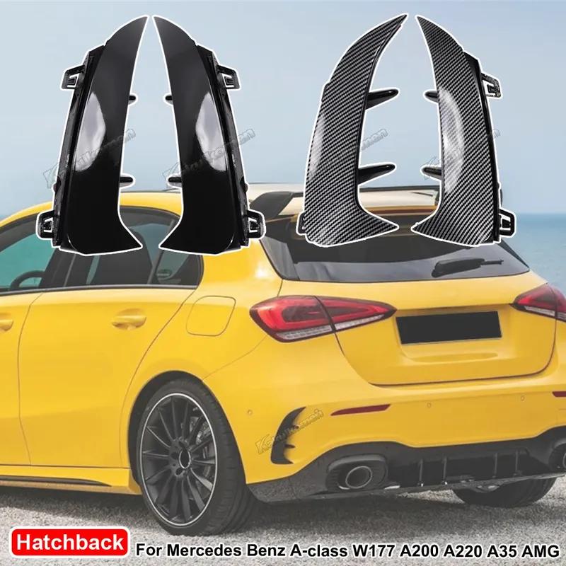 Car Rear Bumper Trim Lip Spoiler For Mercedes Benz A Class W177 A200 A220 A35 AMG Hatchback 2018 -