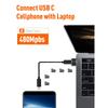 USB To Type C Adapter OTG Type C Male To USB Female Converter for Macbook Computer Desktop Laptop