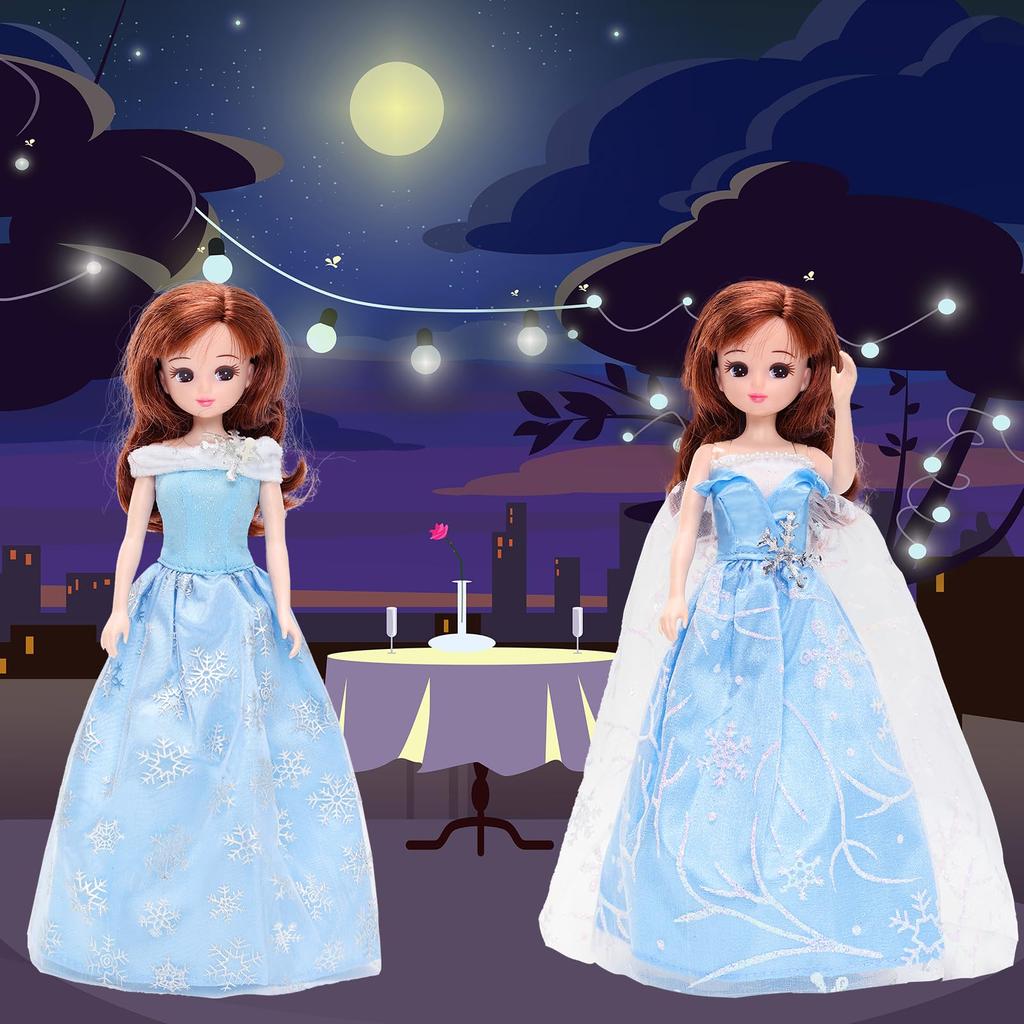 Barwawa 22cm Doll Outfit 1 Swimsuit 1 Everyday Outfit 1 Fashionable Dress 1 Dinner Dress 1 Dress with Cute for Dolls Licca-chan Clothes, Licca-chan