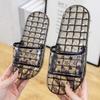 Прозрачные Хрустальные Тапочки Летние Минималистичные Домашние Шлепанцы Классические Парные Легкие Комнатные Сандалии