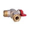 SPIN angle ball valve with swivel nut DN15-PN25 1/2 inch
