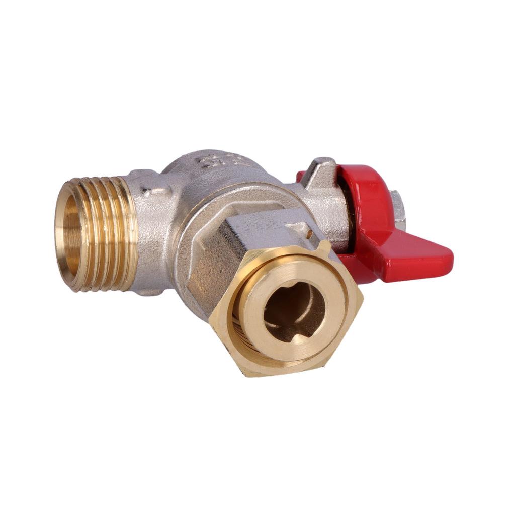 SPIN angle ball valve with swivel nut DN15-PN25 1/2 inch