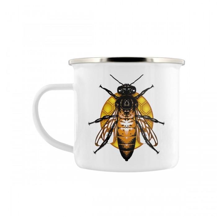 Grindstore Queen Bee Enamel Mug
