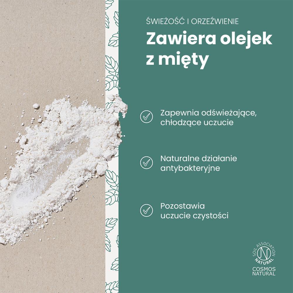 Mineralny Proszek Do Mycia Zębów Miętowy Spearmint 60 Ml Georganics