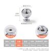 Solid Brass Chrome Cabinet Knobs Wardrobe Closet Pulls Dress Jewelry Box Drawer Knobs  Kitchen Accessories Furniture Hardware