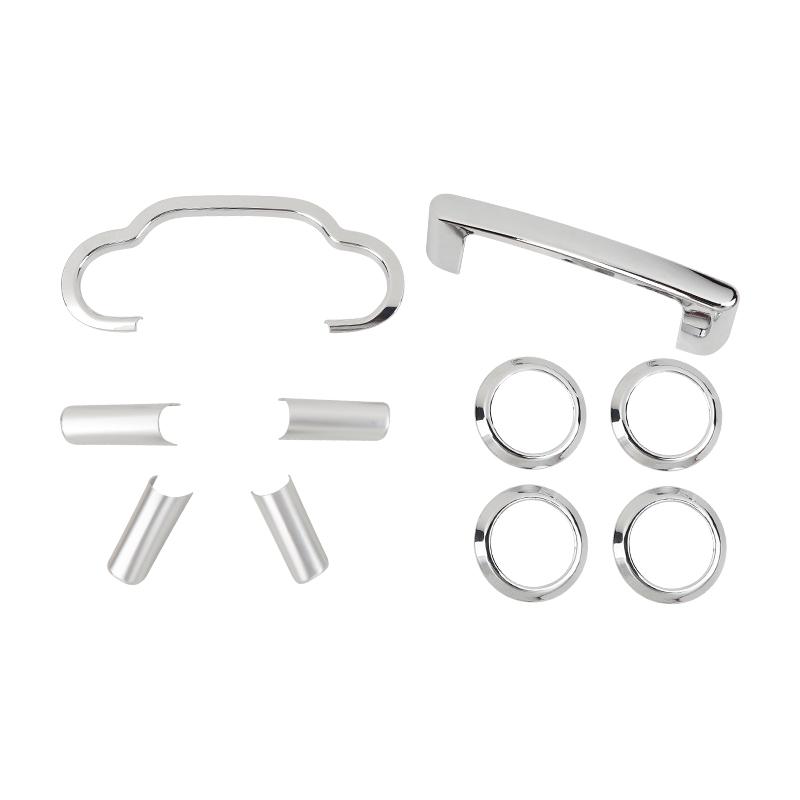 Центральное управление приборной панелью, украшение на руль, интерьерный комплект, подходит для Jeep Wrangler JK 2007-2010, автомобильные аксессуары