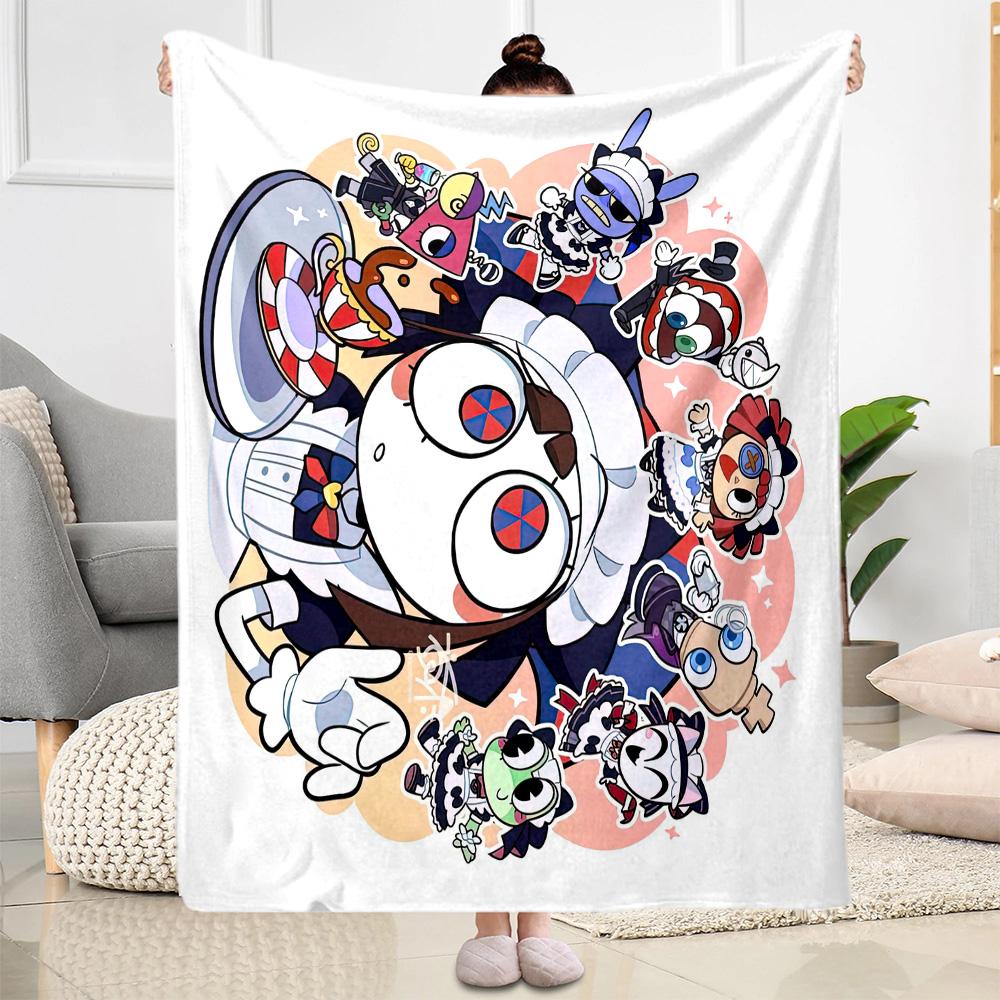 Digital Circus Blankets are suitable for living rooms,making them an ideal choice for outdoor travel and gifts.