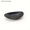 1PC Multifunctional Tray Oval Frosted Black Jewelry Ring Jewelry Key Tray Organizer Kitchen Supplies