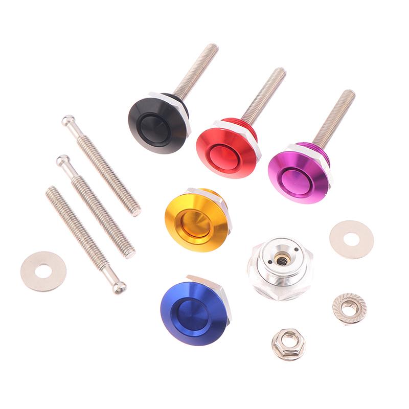 Универсальный 25 мм автомобильный кнопочный замок-клипса для капота, комплект быстросъемных защелок, внешние детали двигателя