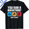 Funny Swim Bike Run Triathlon Design Men Women Triathletes T-Shirt Print on Demand Casual Short Sleeve Tee Camiseta
