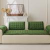 Minimalist Plush Sofa Cushion Non-Slip Winter Thick Warm Couch Cover Solid Color