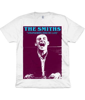 THE SMITHS - STRANGEWAYS, HERE WE COME - 1987 - Бордово-синий - Принт спереди