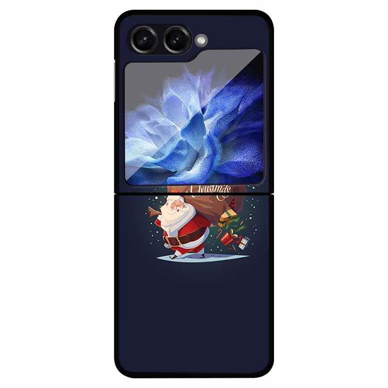 For Samsung Z Flip 6 Case Fold Cover Hard PC Case For Samsung Galaxy Z Flip6 Foldable Black Fold Fashion Coque Plastic Shield