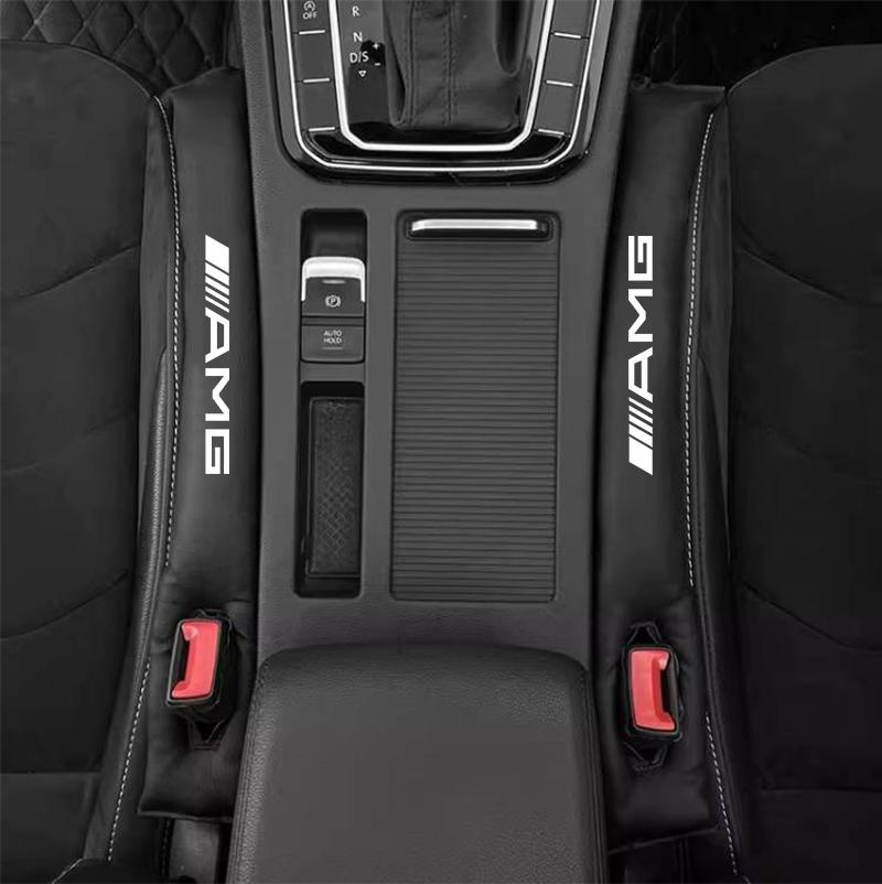2Pcs Leather Car Seat Gap Filler Strip Gap Plug For Mercedes Benz AMG W205 W204 W206 W213 W212 W211 W222 W221 W177 W176 X253 X25