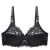 Artdewred Sexy Plus Size Bra Push Up Brassiere Lace Bra Large Thin Lingerie Deep V Bras For Women
