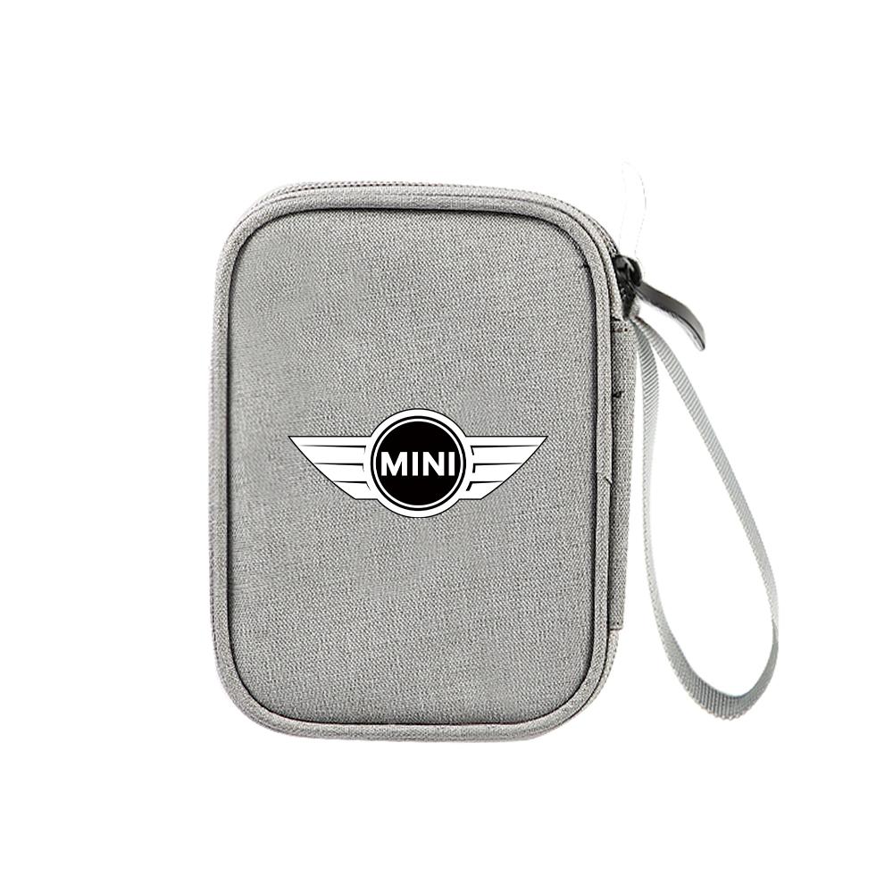 HQZQB1 Portable Car Styling Storage Bag Case Organizer Accessories For MINI Cooper S JCW WORKS R55 R56 F55 F56 R57 R58 R59 R60 CLUB MAN