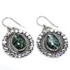 Серьги из серебра 925 пробы с драгоценным камнем серефенитом ручной работы 1,38 дюйма JCE481-9