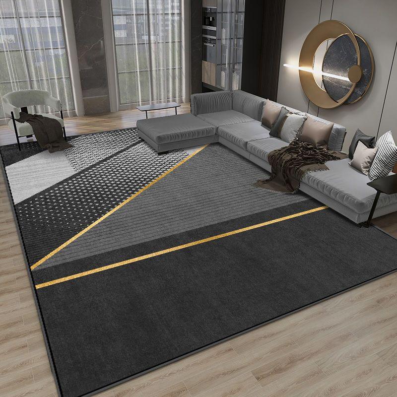 Домашний ковер Минималистский стиль Коврик для пола в помещении Коврик для гостиной, устойчивый к грязи Пушистый плюшевый ковер Нескользящий коврик для пола