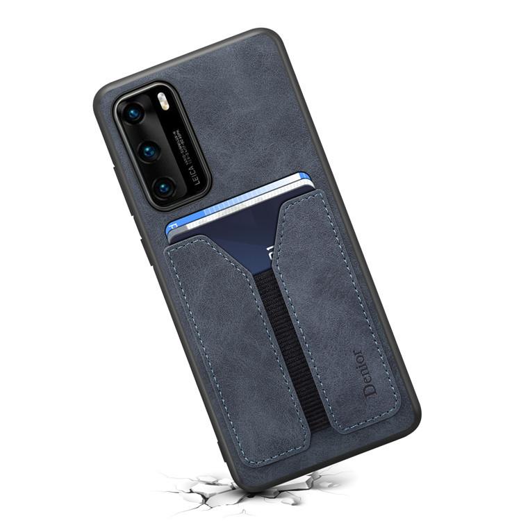 Применимо к чехлу для мобильного телефона Huawei P40pro P40 карта серия P30 подгибка защита от падения чехол для мобильного телефона имитация кожи стиль легкой роскоши