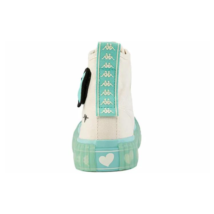 Kappa KOLUMN High top Skateboard Shoes Unisex White Green (Unisex) Skate Shoes KPCTGVS95 024