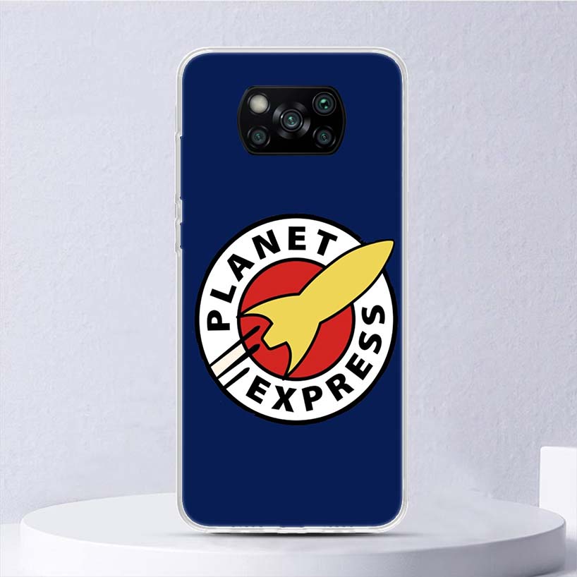 Futurama Planet Express Soft Case For Xiaomi Poco X7 X6 X5 X4 X3 Nfc F7 Ultra F6 F5 Pro Phone Cover F4 Gt F3 M5S M4 M3 M5 M6 Coq