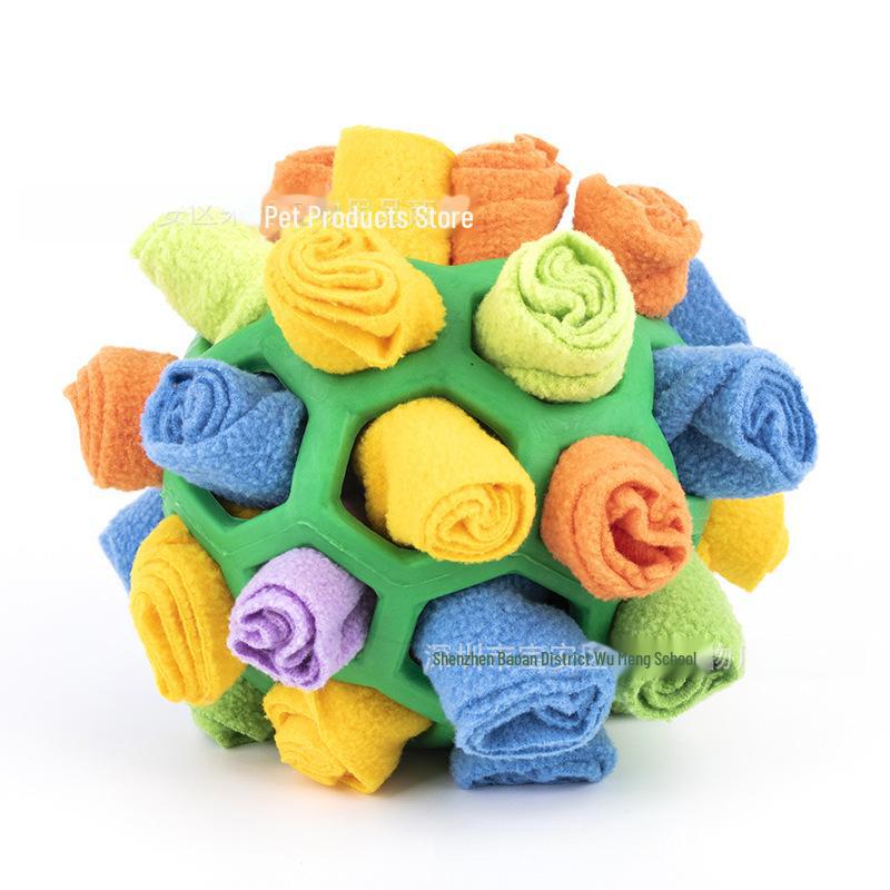 «Игрушка для собак Blast Ball»: Интерактивная резиновая головоломка «Нюхай и найди еду»