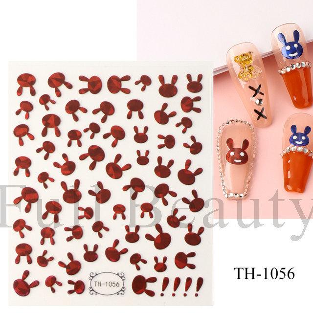 New nail art stickers ins European and American Halloween Dark Spider Ghost Thin Tough Adhesive Nail Stickers
