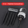 Steel Ratchet Screwdriver Set Repair Tool Kit Screw Driver Bit Precision Screwdriver Set Home