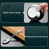 Seasoning Storage for Cooking 304 Stainless Steel Spice Jar Set Container with Glass Lid Kitchen Condiment Set & Spoon Rustproof Salt Sugar