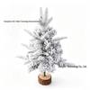 456090cm Small Snowy Green Christmas Tree Ornament for Desktop Decoration