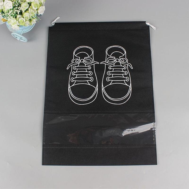 1PC Shoe Storage Bag With Thickened Travel Organizer Non-Woven Fabric Clothing Hanging
