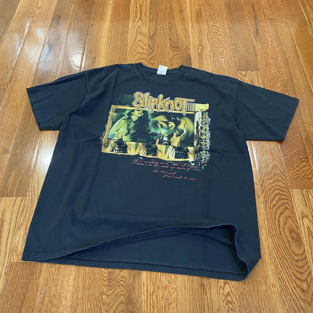 Vintage 2005 Slipknot Duality T Shirt XL Black Rock Metal Music Promo Band Y2K Unisex T-Shirt