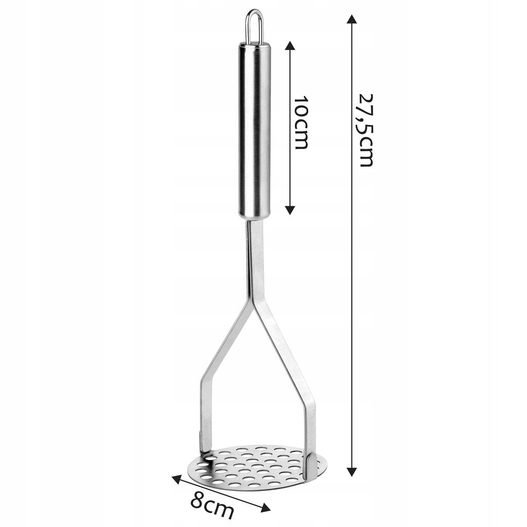 KADAX Tłuczek Do Ziemniaków Ubijak Praska Stalowy Ugniatacz Puree Stalowy