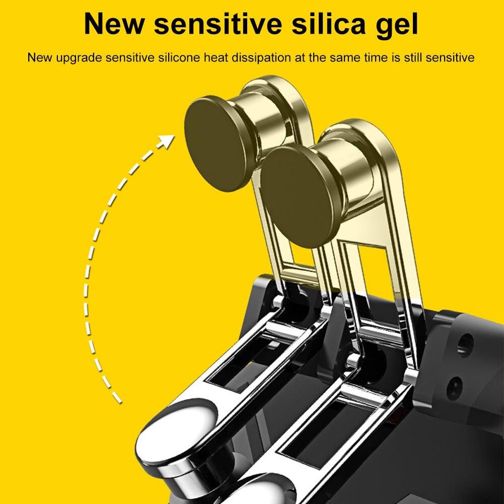 Универсальный мобильный игровой контроллер AK77 с шестью пальцами для мобильных игр PUBG, игровая ручка